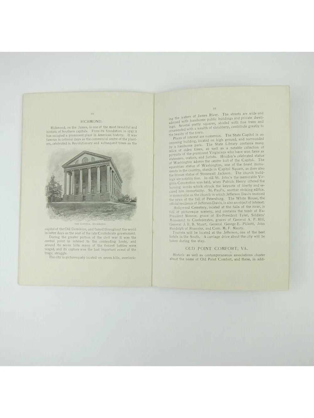 Pennsylvania Railroad Tour Booklet South Gettysburg Luray Richmond Antique 1900